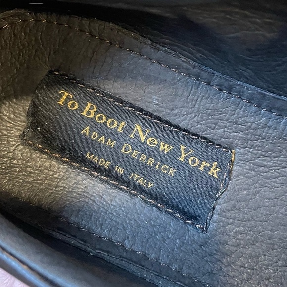 EUC To Boot New York by Adam Derrick Black Leather Shoes - Picture 5 of 12